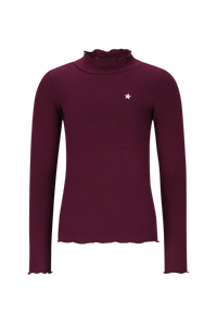 F508-5400 Ribbed Mockneck