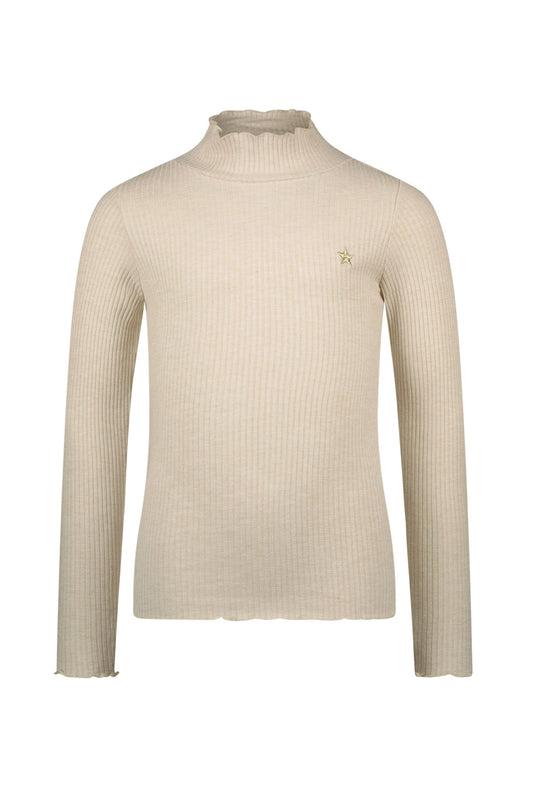 F508-5404 Ribbed Sparkle Mockneck