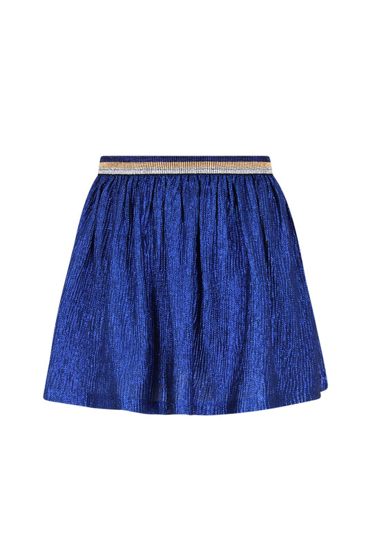 F508-5702 Cobalt Metallic Skirt