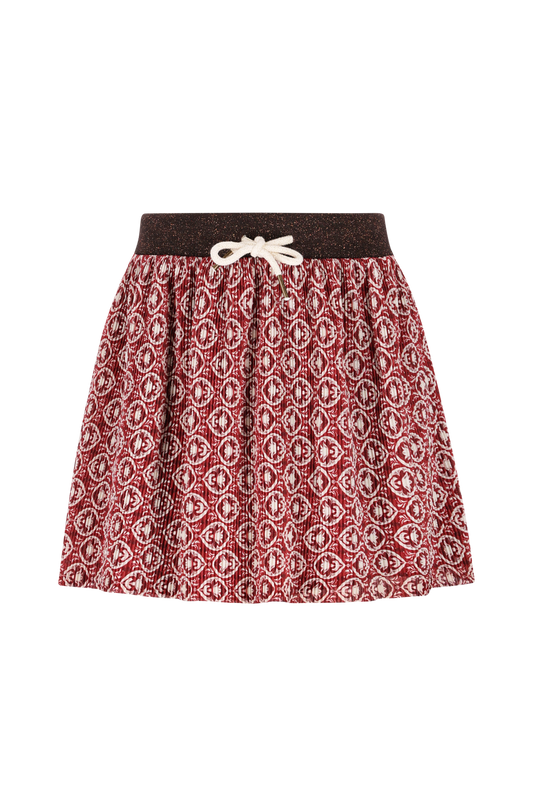 F508-5703 Plisse Mesh Skirt
