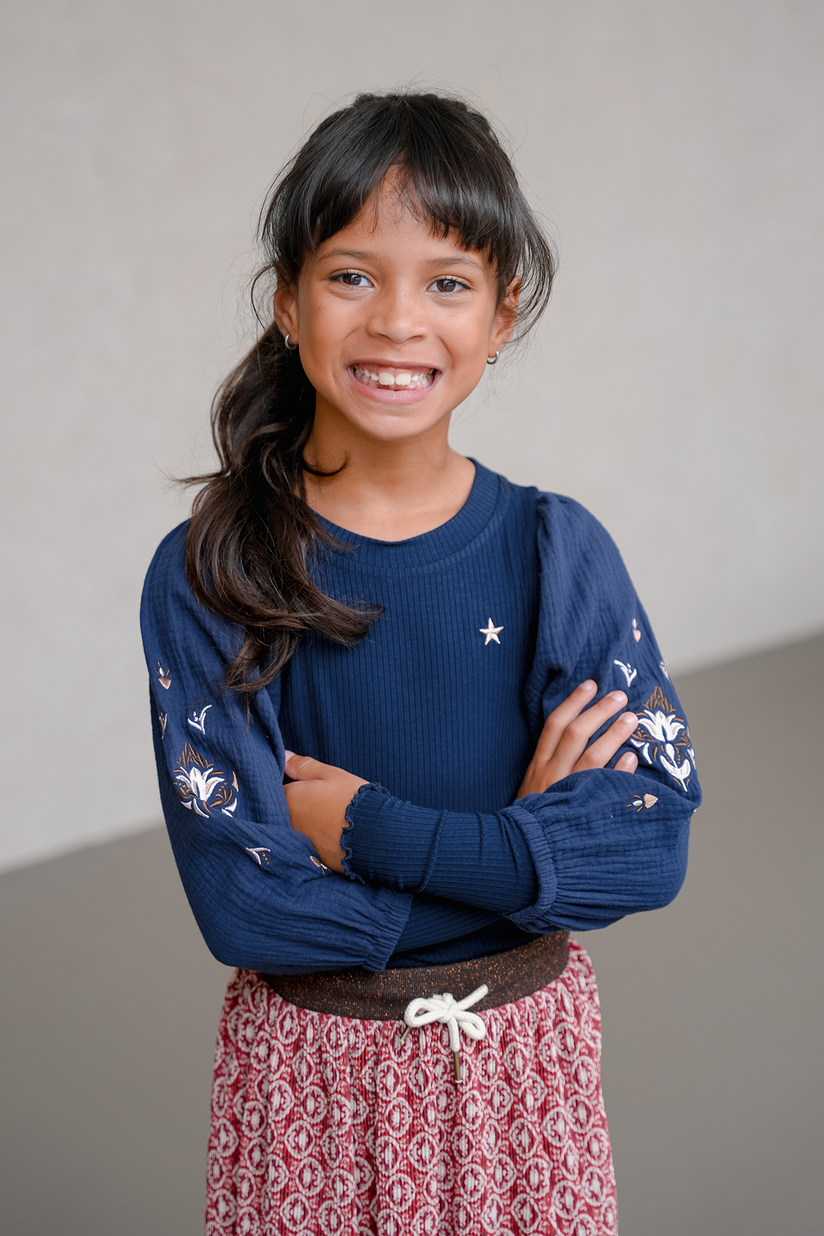 F508-5703 Plisse Mesh Skirt