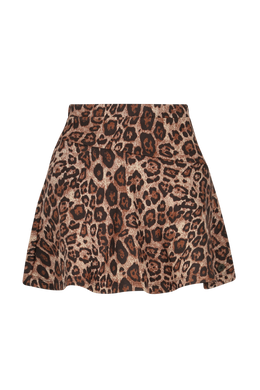 F508-5710 Ruffle Hem Skirt