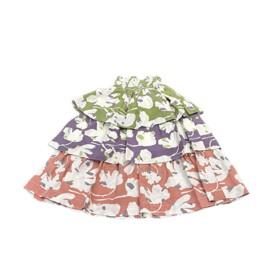 Ariella Olive Purple Blush Tiered Skirt J251-995