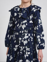 Load image into Gallery viewer, Navy Floral Skirt  GW23615-B