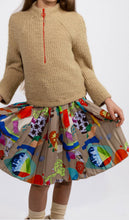 Load image into Gallery viewer, SK07436 Patterned Pleated Skirt