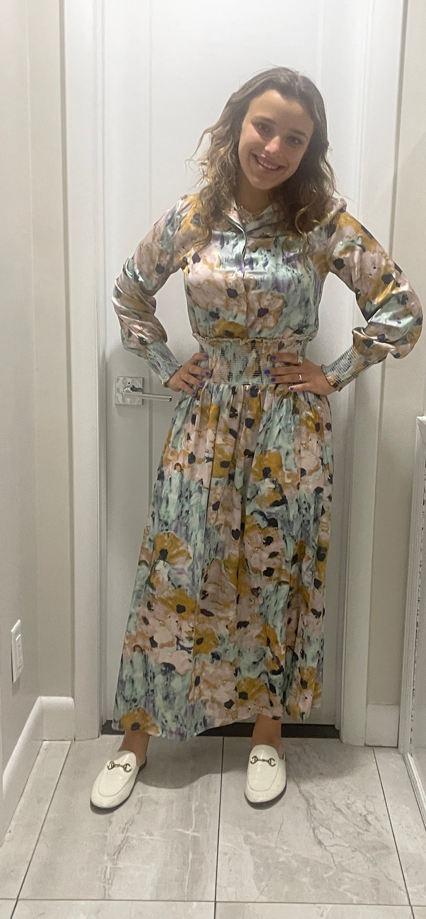 Printed Maxi Dress TS201