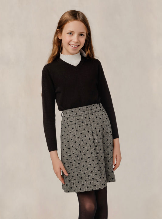 Combined White Mockneck w/ Black Sweater GW6014T-A