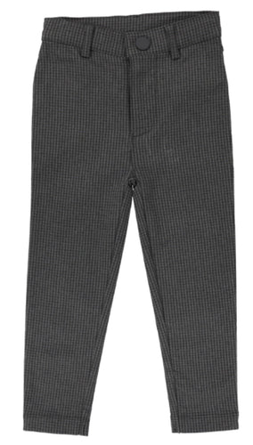 Printed Grey Houndstooth Pants PP-GH