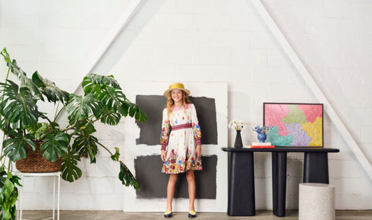 Vibrant Floral Dress 1753