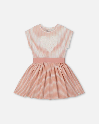 Crinkly Applique Dress G30YG86