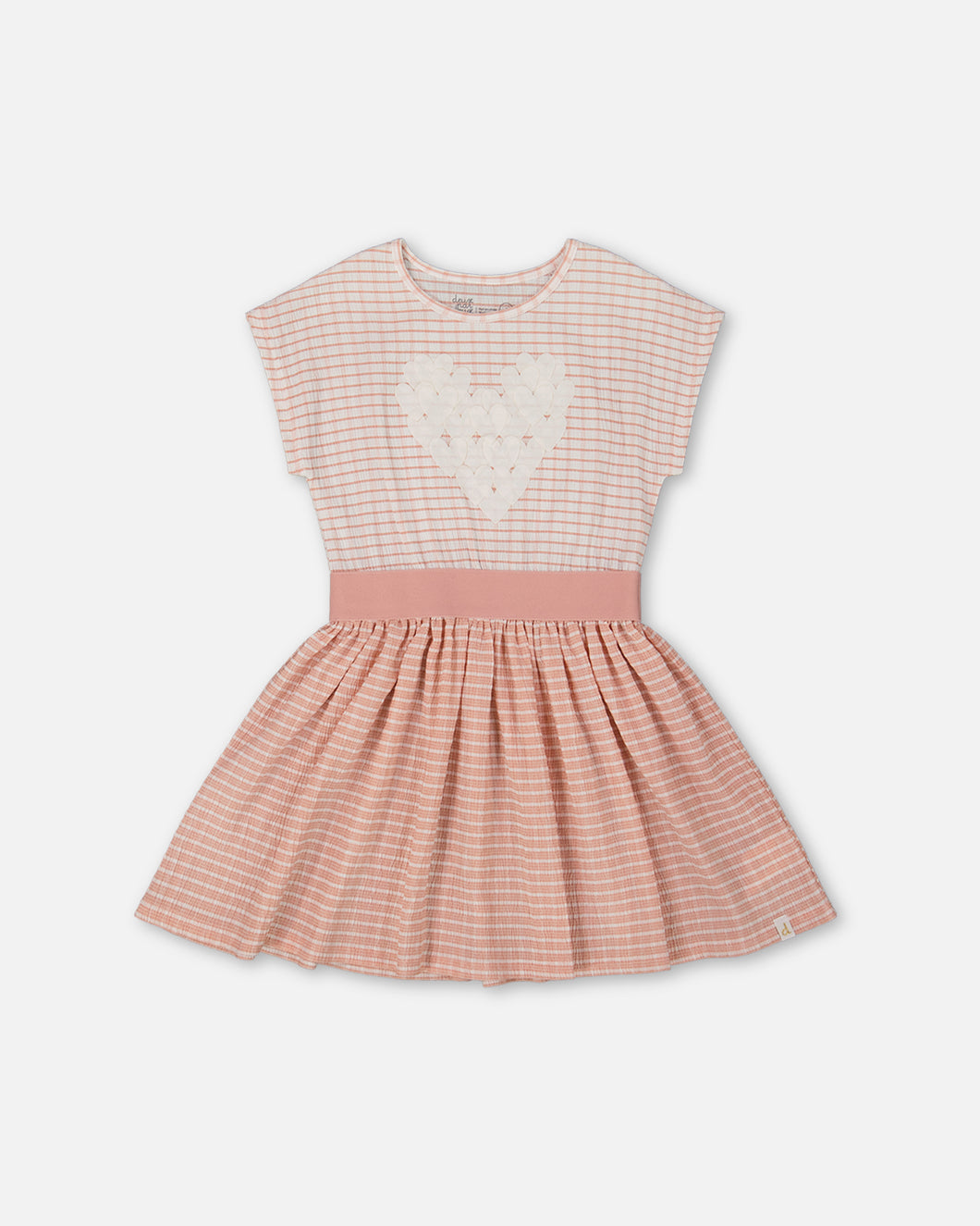 Crinkly Applique Dress G30YG86