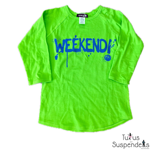 Weekend! 3/4 sleeve t