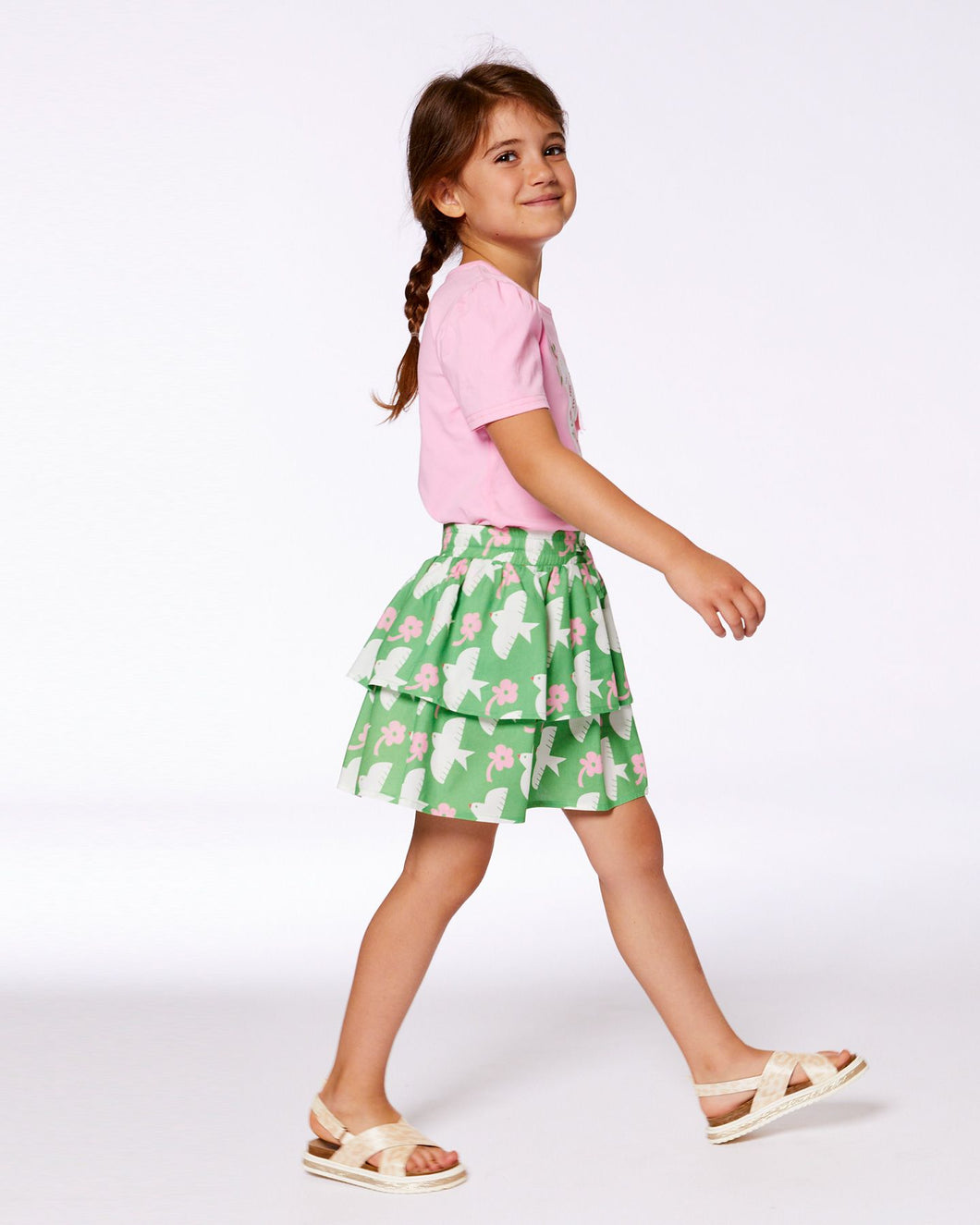 Printed Birds Skort G30J81