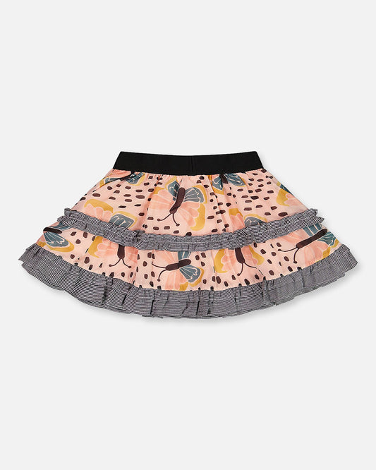 Printed Butterfly Skirt G30L80
