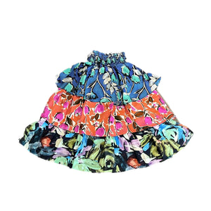 Blue Coral Multi Tiered Skirt J242-995