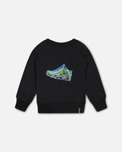 Load image into Gallery viewer, G20U37-Fleece Sweatshirt w/ Neon Print