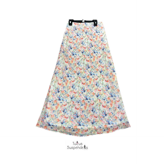 Leah Burst Print Slip Skirt J261-6768