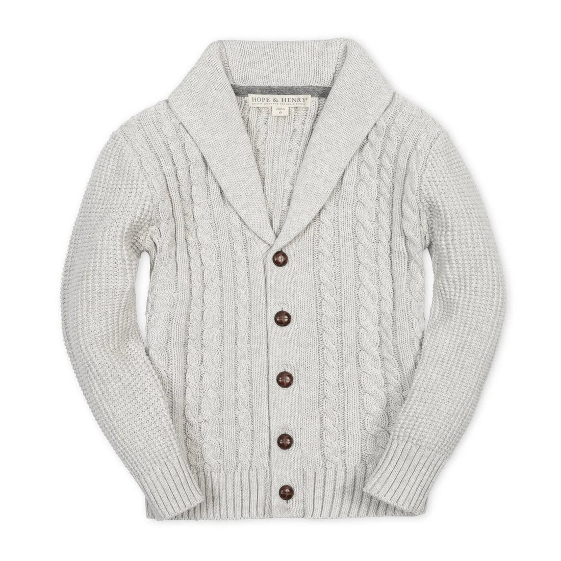 Organic Shawl Collar Cardigan