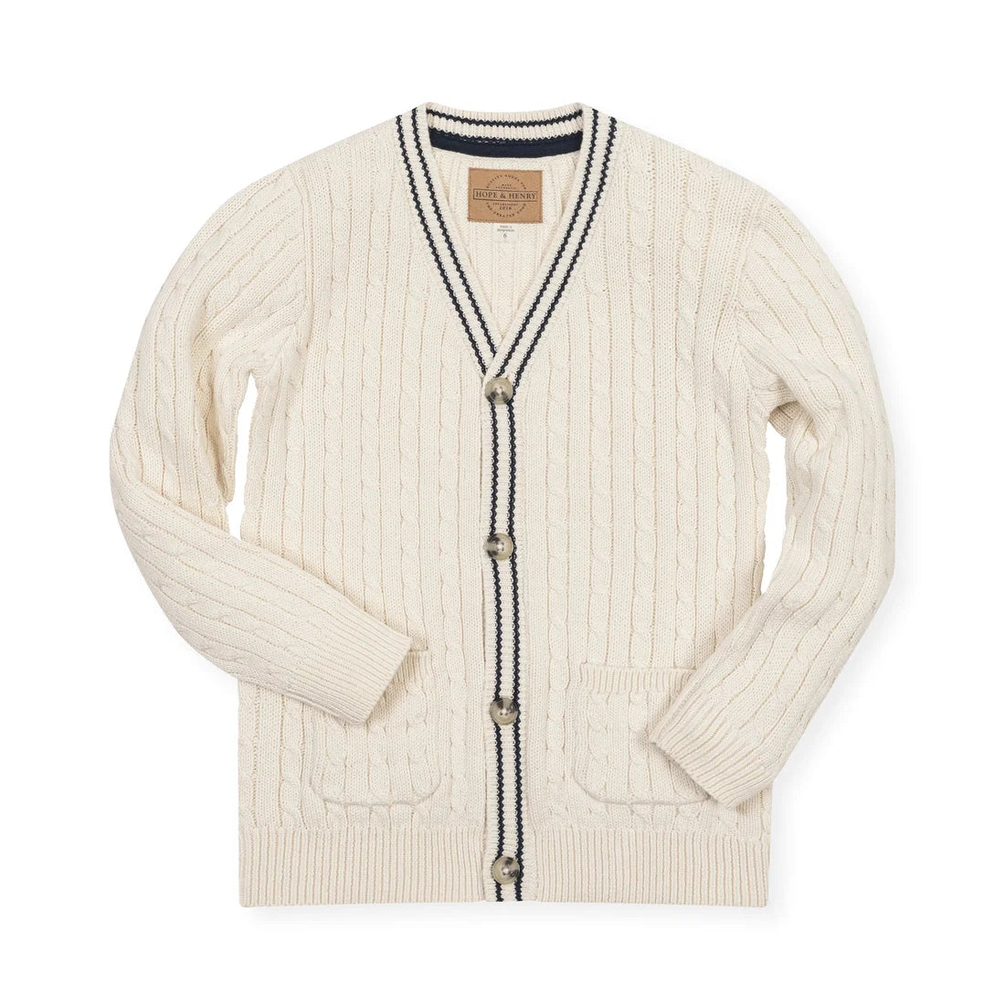 Organic Cable Cardigan