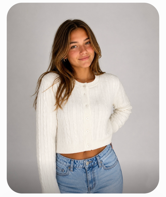 Braid Knit Cardigan