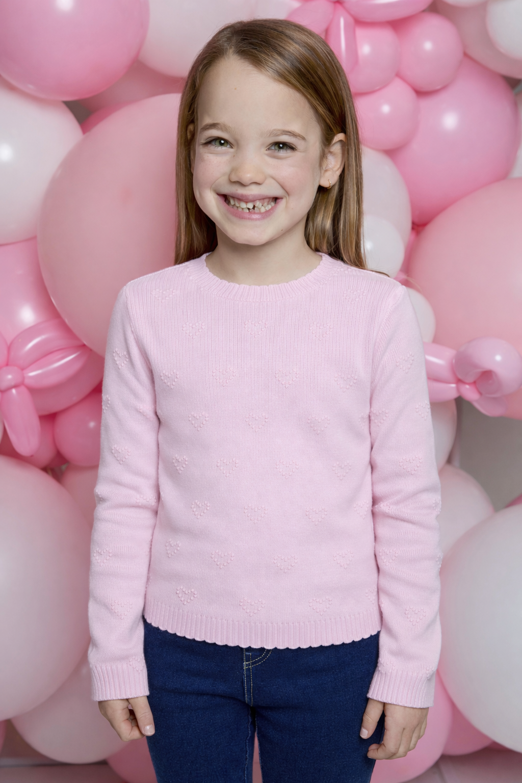 Little Girls Crewneck Sweater