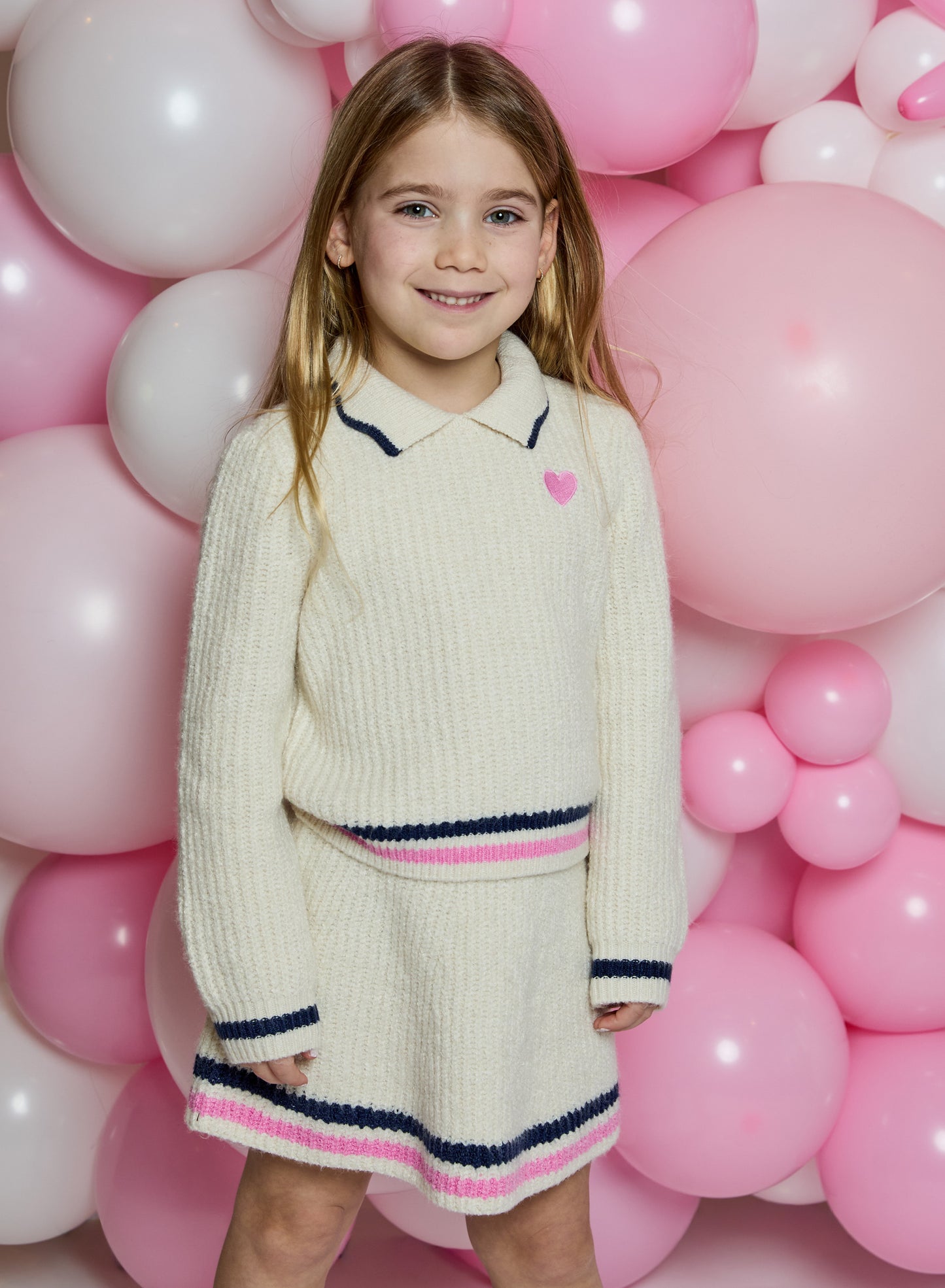 Collared Knit Set
