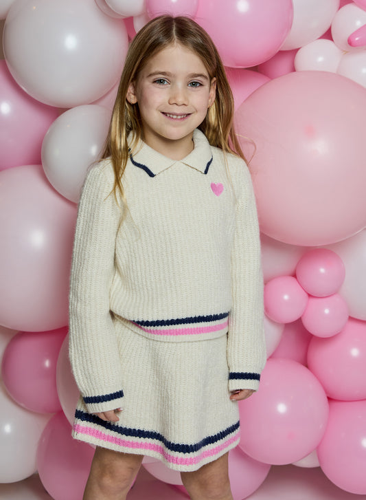 Collared Knit Set
