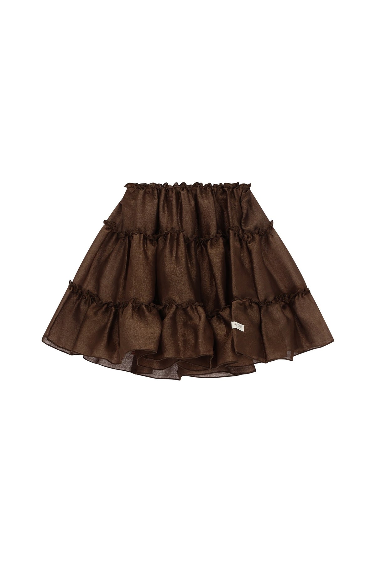 C608-5750 Chocolate Shimmer Skirt