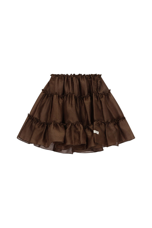 C608-5750 Chocolate Shimmer Skirt