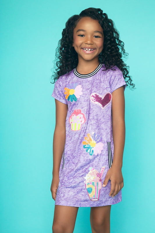 Purple Dress S26-907X