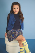 Load image into Gallery viewer, N508-5703 Floral Smocked Layered Skirt