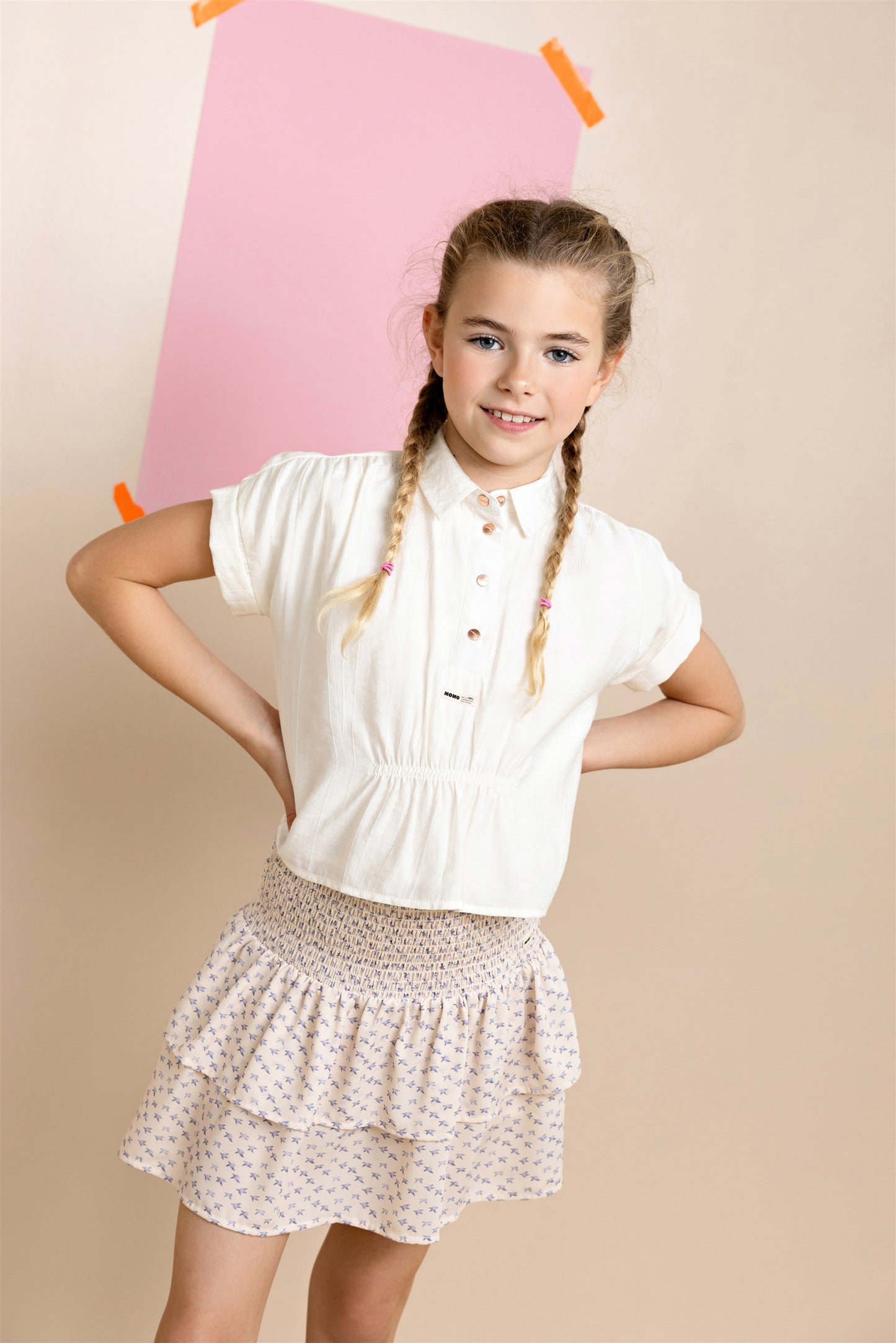 Nika Smocked Skirt N512-5703