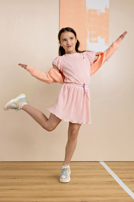 Miron AOP Plissee Dress S/SL N512-5800