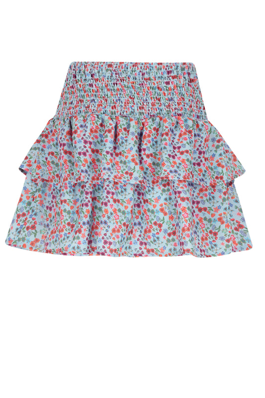 Nika AOP Smocked Skirt N602-5702