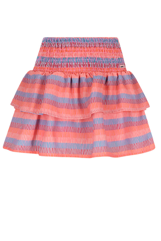 Nika AOP Smocked Skirt N602-5702