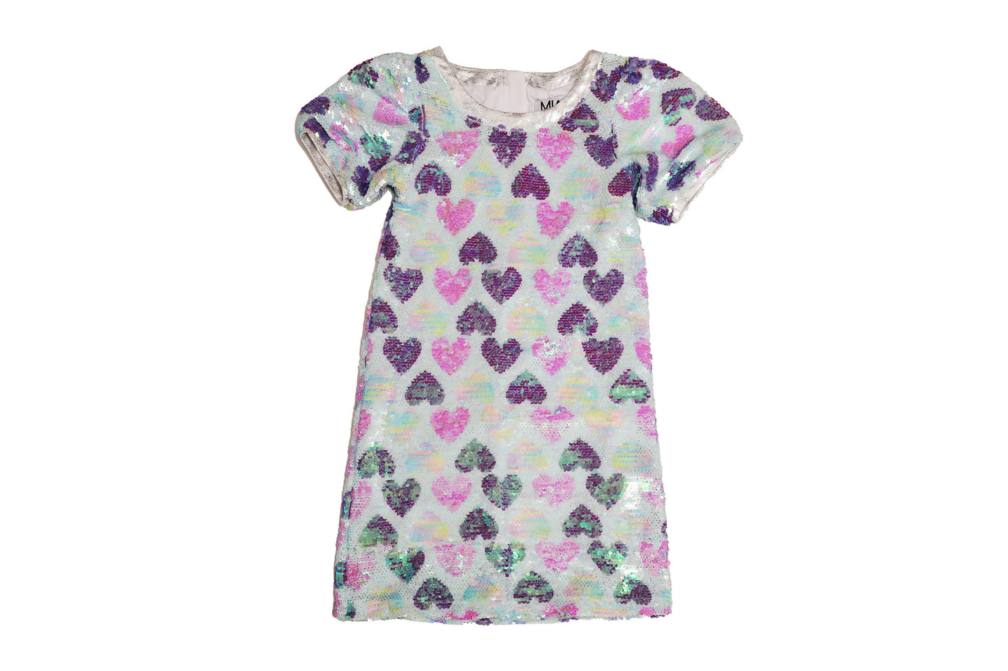 Sequin Hearts Dress S25-814