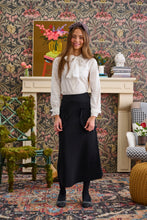 Load image into Gallery viewer, White Eyelet Necktie Top T-1164