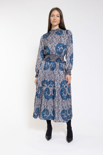 Blue Embellished Dress TW23103-A