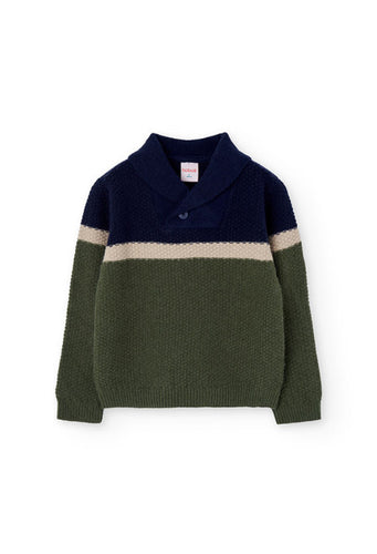 732158-4734 Boys Knit Pullover