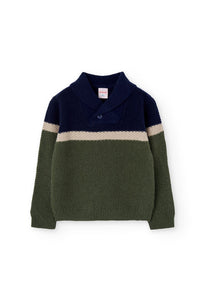 732158-4734 Boys Knit Pullover
