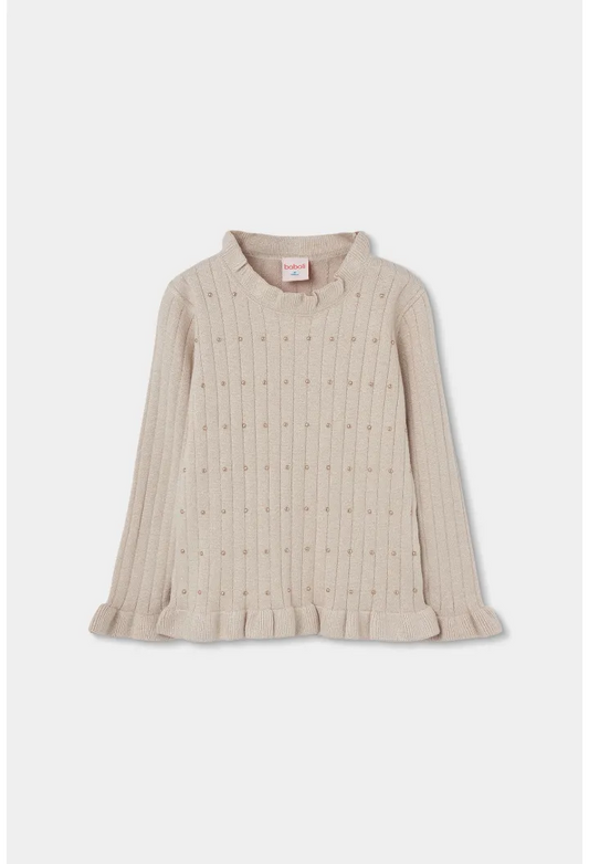 Gold Knit Pullover 774110-7464