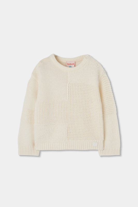 Cream Knit Pullover 324021-1111