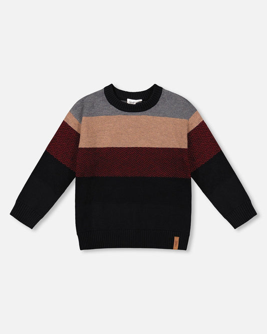 H20OBT72 Colorblock Sweater