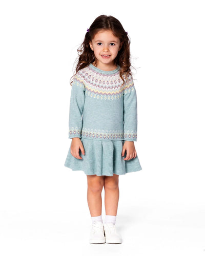 H20FT86 Knitted Dress w/ Jacquard