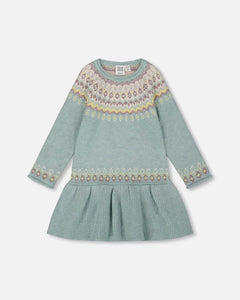 H20FT86 Knitted Dress w/ Jacquard