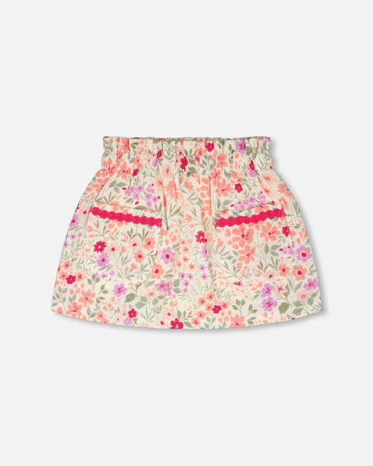 Printed Muslin Skirt H30F80