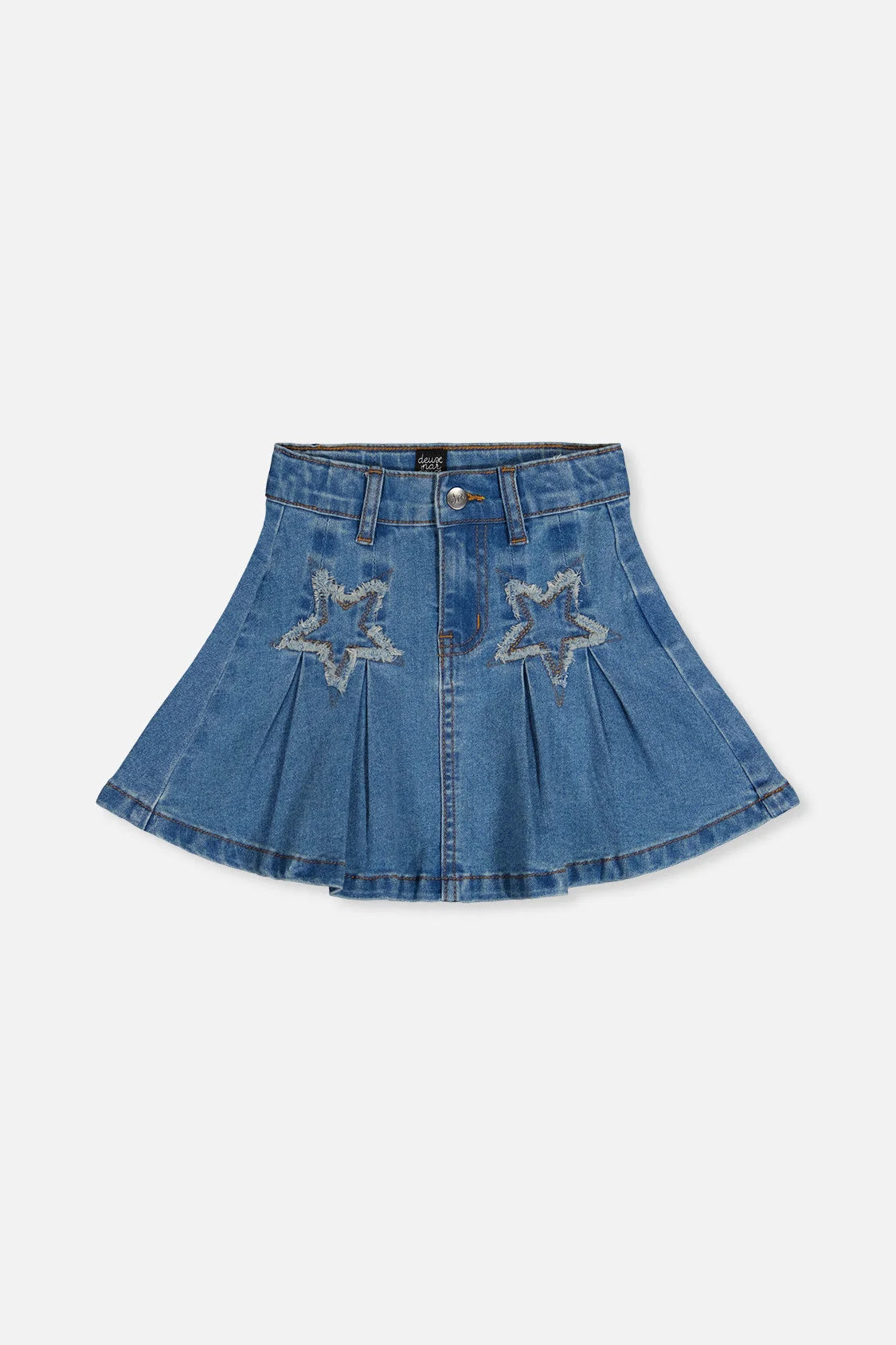 J20M80 Denim Pleated Skirt