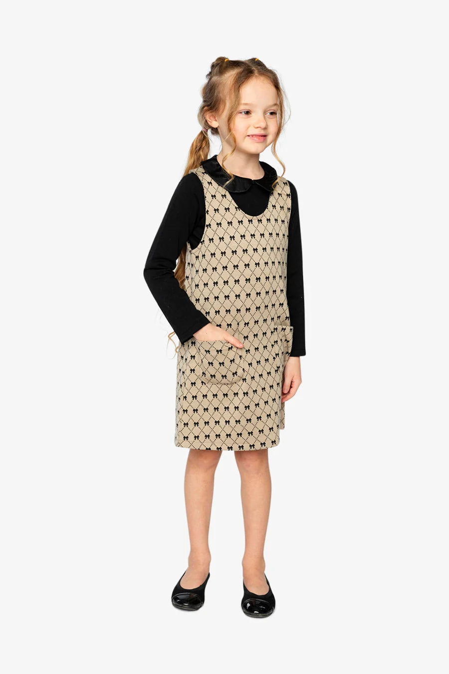 J20Q40 Bow Print Jumper
