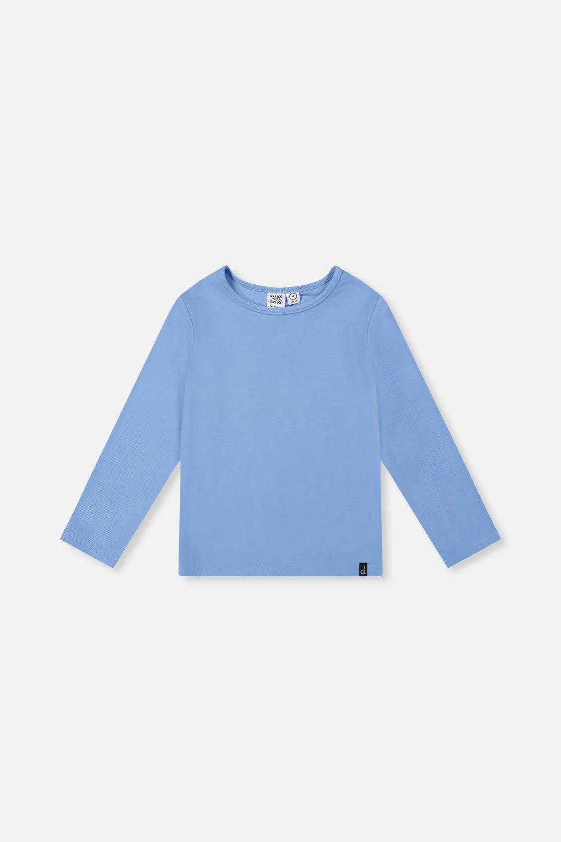 J20YG72 Brushed Rib Crew Neck Top