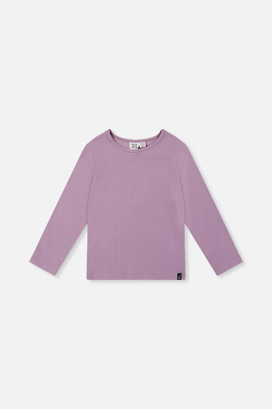 J20YG72 Brushed Rib Crew Neck Top